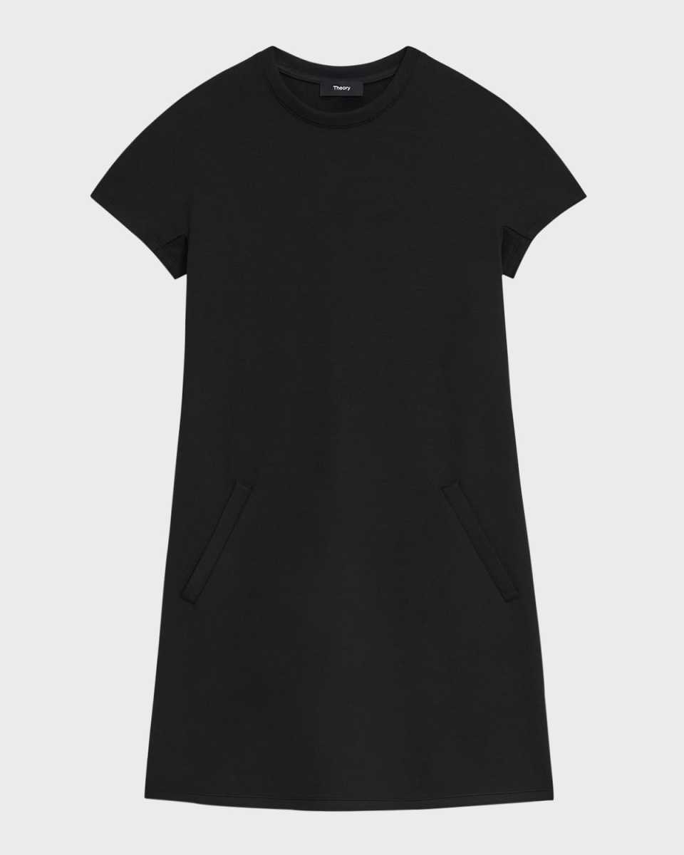 Dolman Short-Sleeve Knit Mini Dress