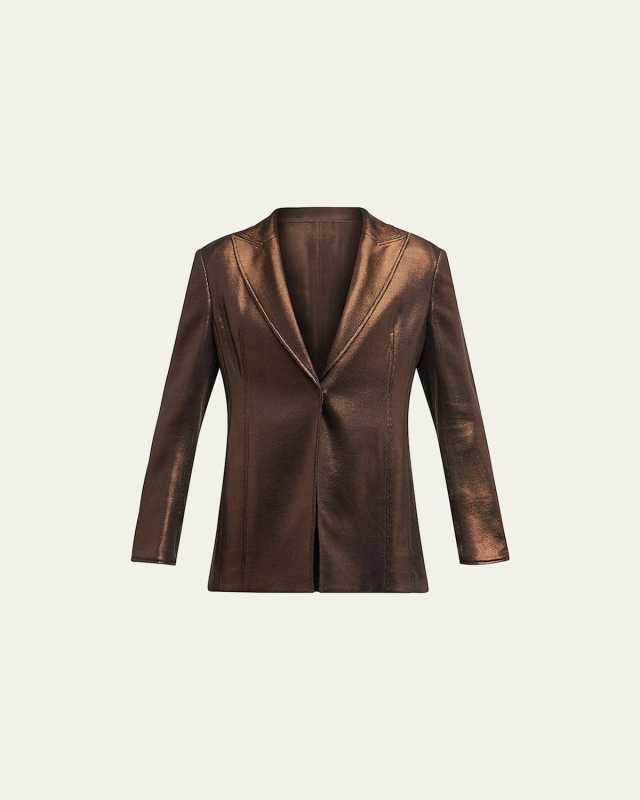 Malina Liquid Jersey Blazer Jacket