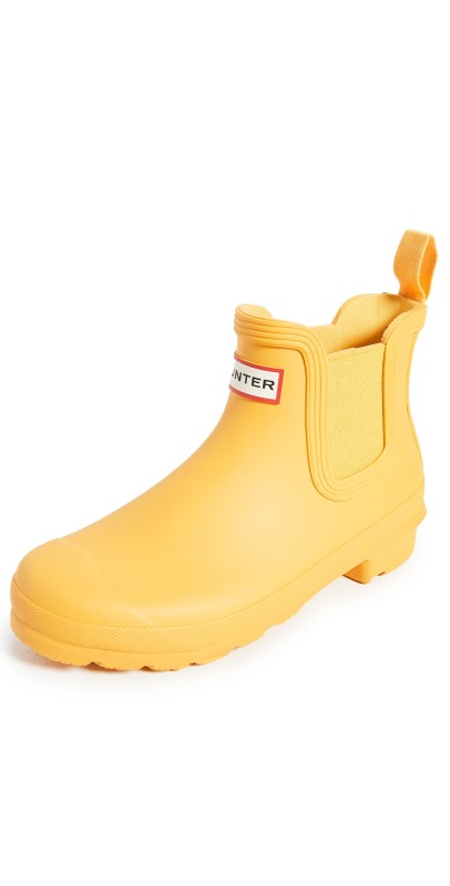 Hunter Boots Original Chelsea Boots Yellow