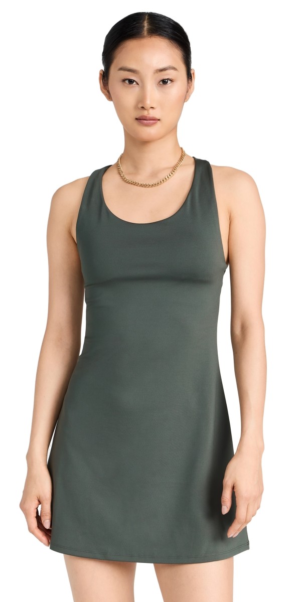 Alo Yoga Airlift Fly Dress Dark Cactus