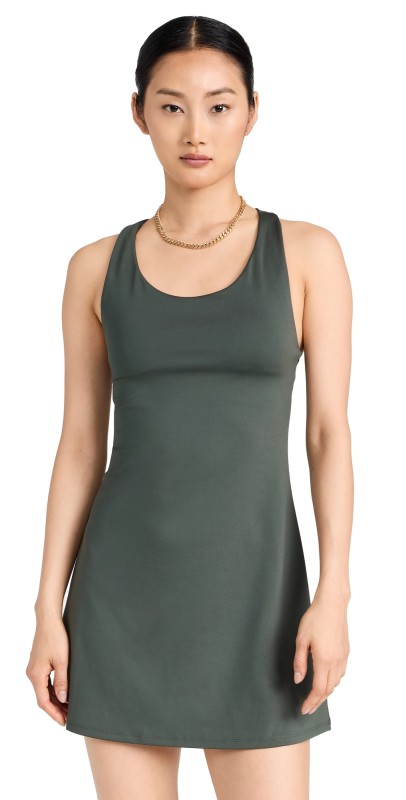 Alo Yoga Airlift Fly Dress Dark Cactus