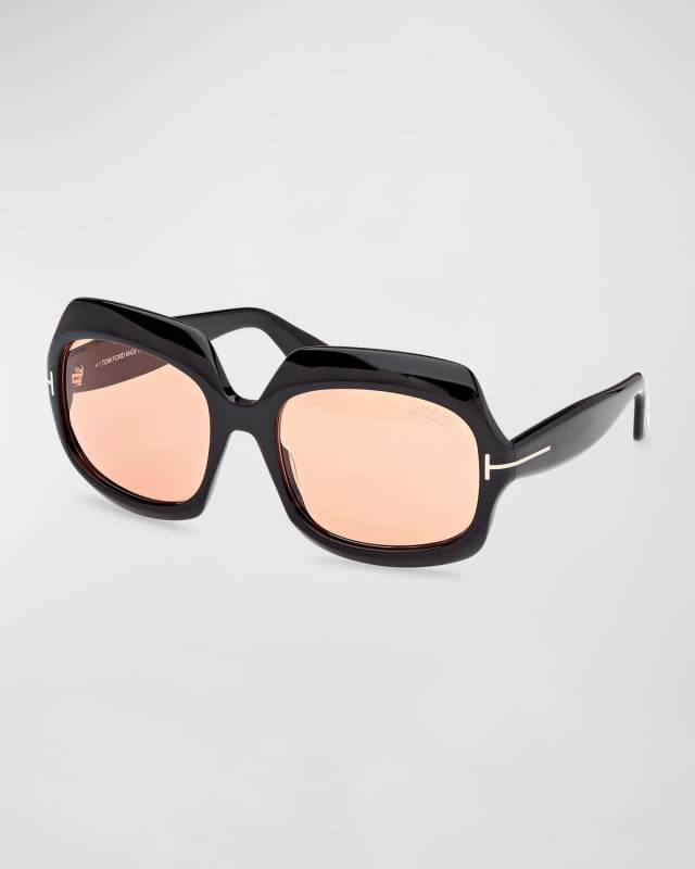 Ren Acetate Square Sunglasses