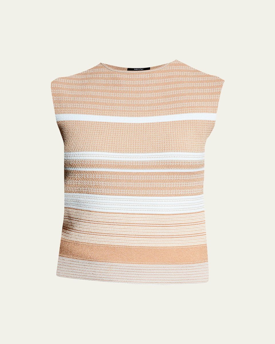Striped Knit Top