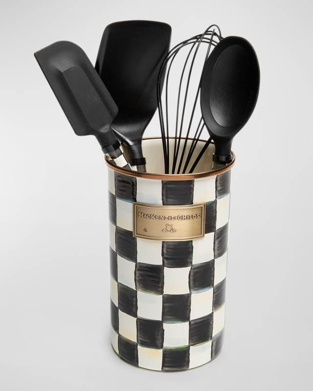 Courtly Check Enamel Utensil Set