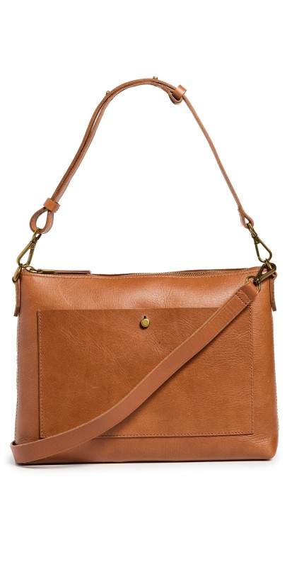 Madewell The Transport Shoulder Crossbody Bag English Saddle