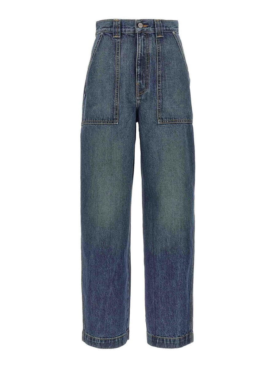 Khaite Jean Bootcut - Bleu