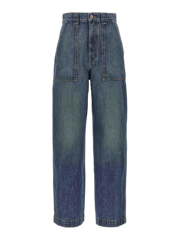 Khaite Jean Bootcut - Bleu
