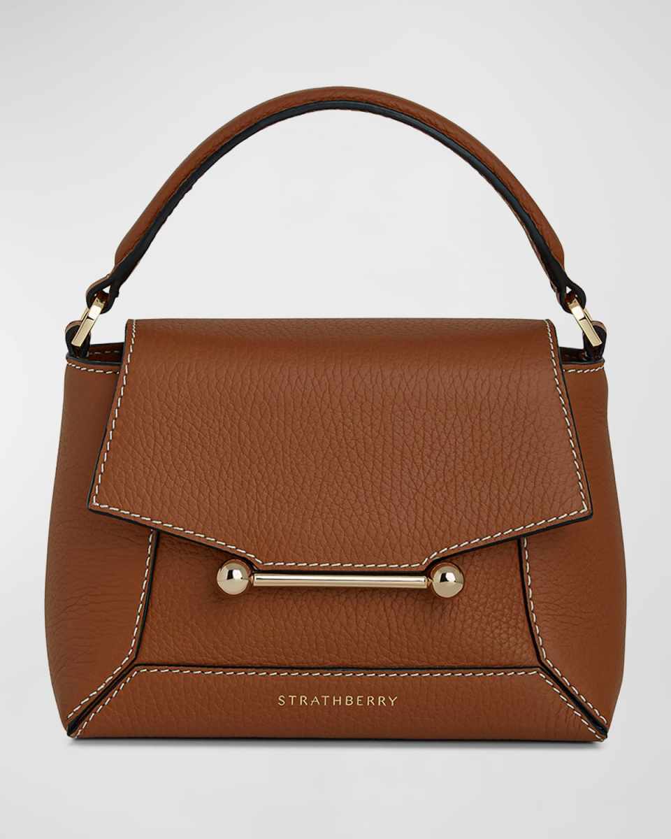 Mosaic Nano Leather Top-Handle Bag