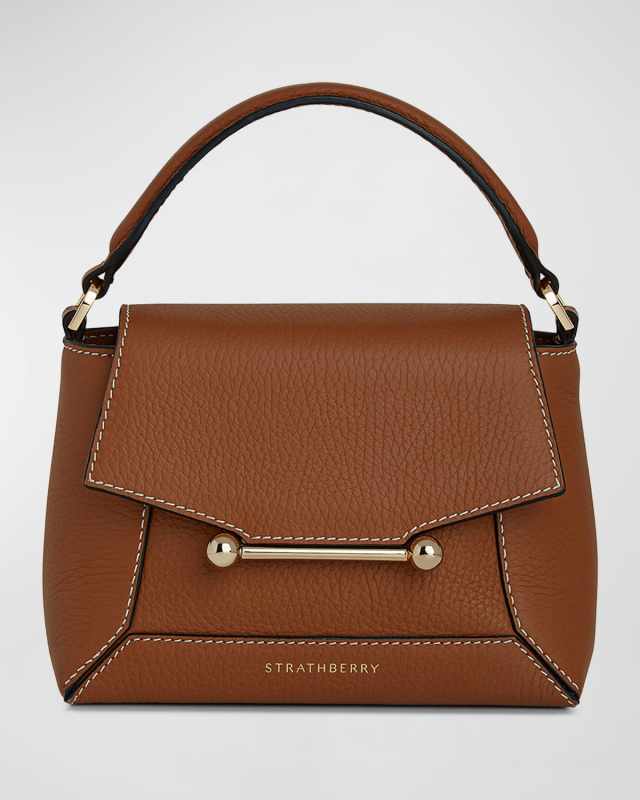 Mosaic Nano Leather Top-Handle Bag