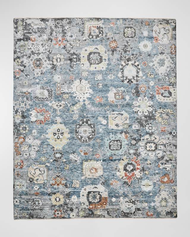 Ezra Hand-Knotted Rug, 6' x 9'