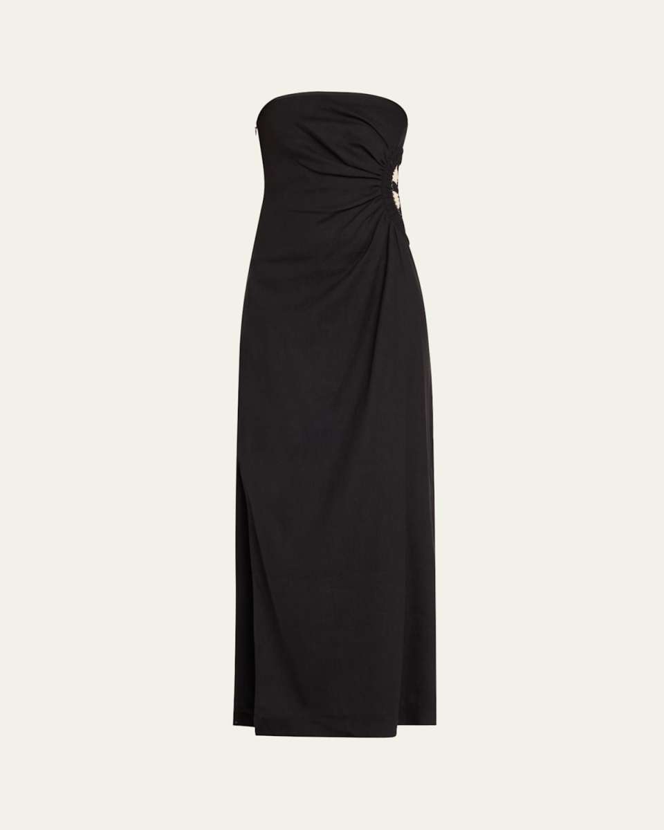 Dorian Strapless Midi Dress