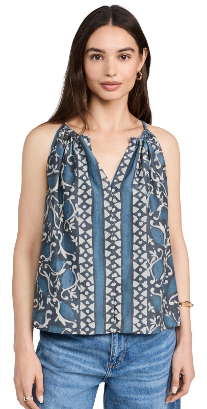 Velvet Rhea Blouse Blue