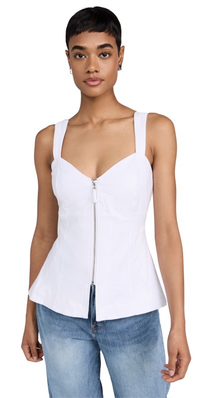 Tanya Taylor Rava Top Optic White