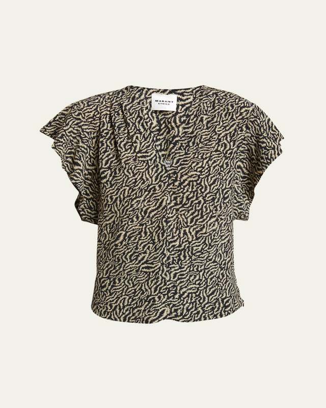 Delocia V-Neck Blouse