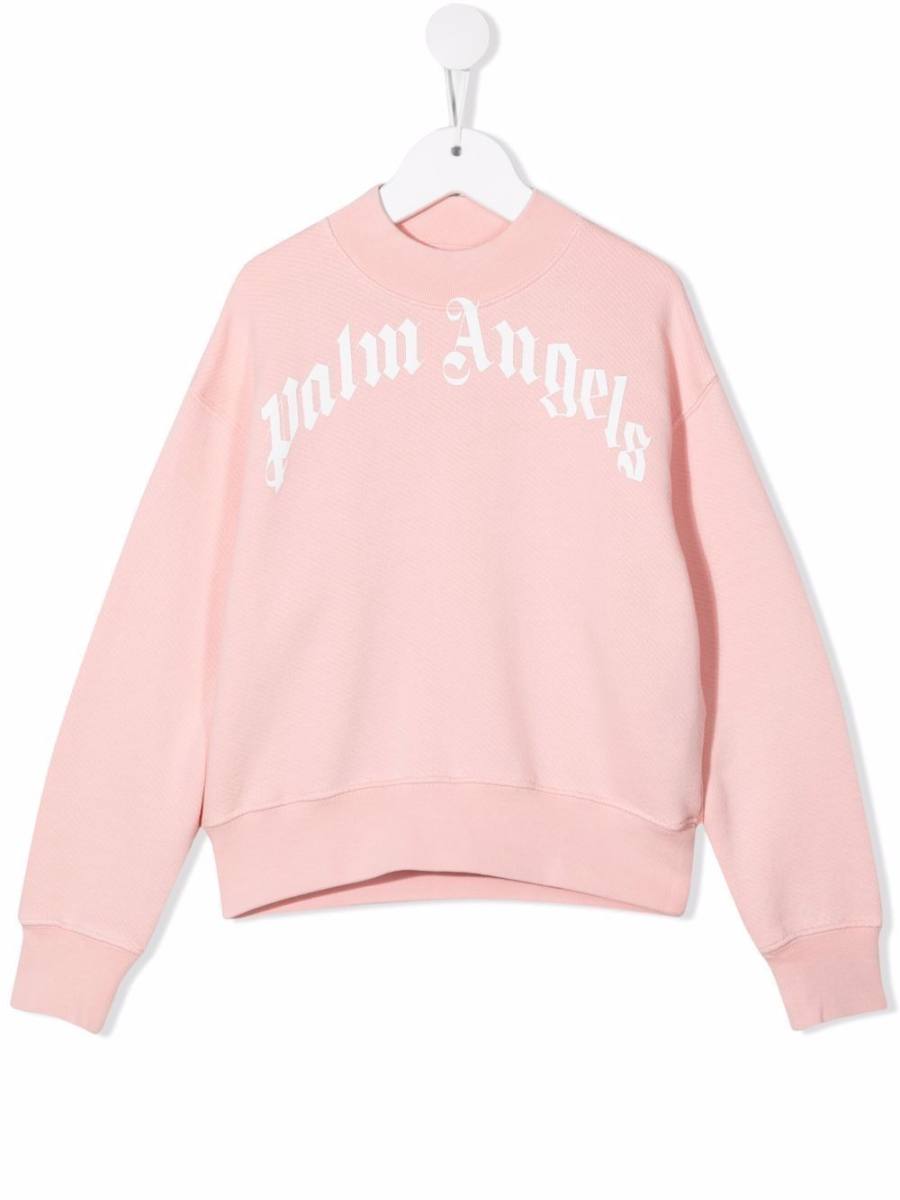 logo-print organic cotton sweatshirt