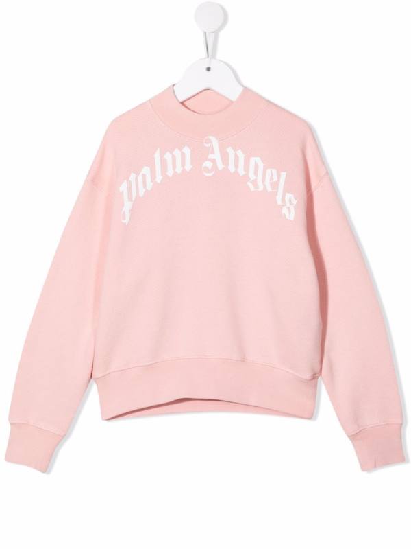 logo-print organic cotton sweatshirt