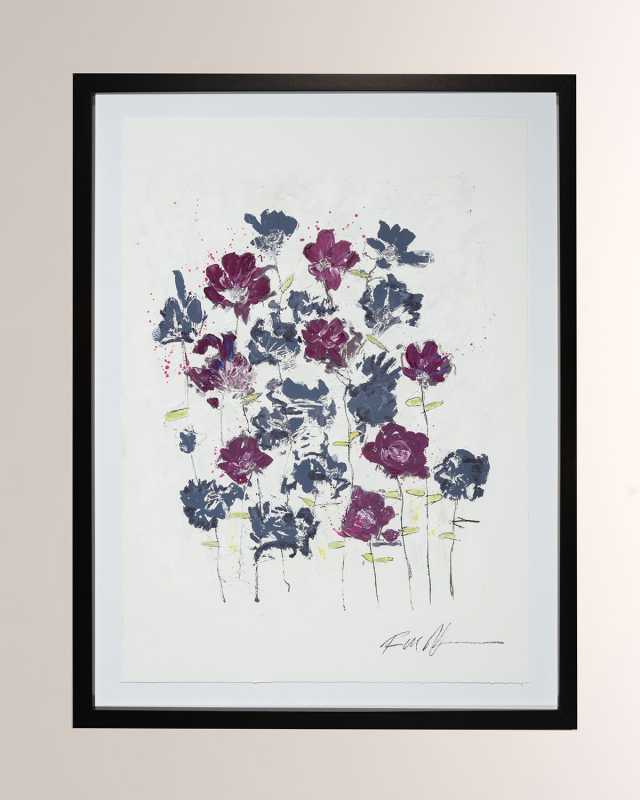 "Love Me Floral IV" Giclee Art
