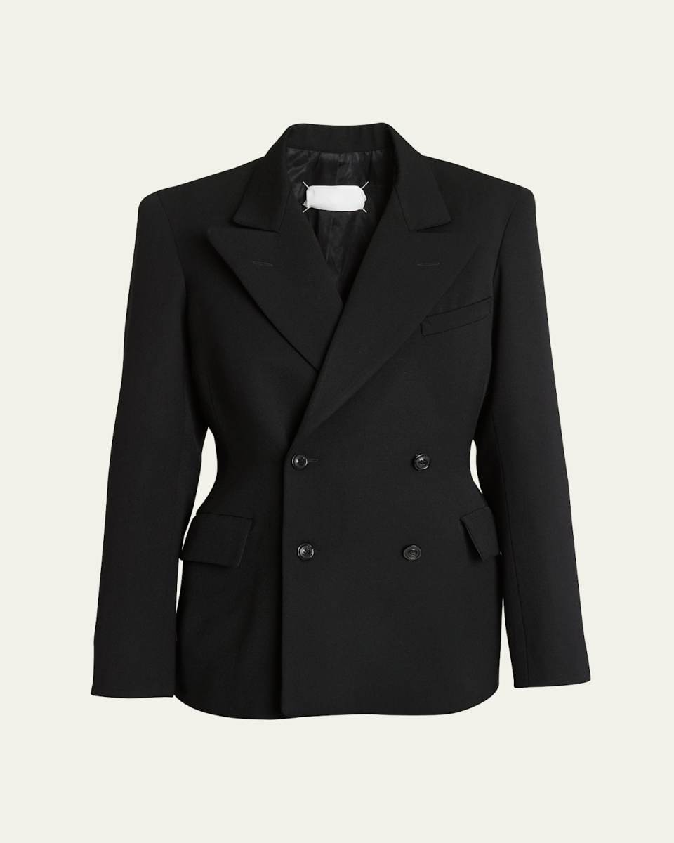 Double-Breasted Wool Blazer