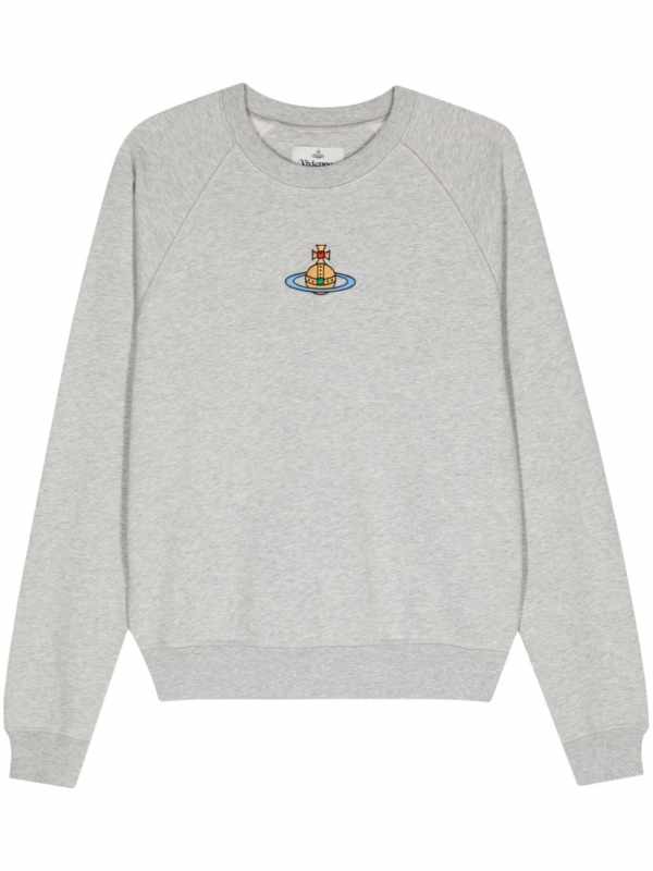 Orb-embroidered sweater