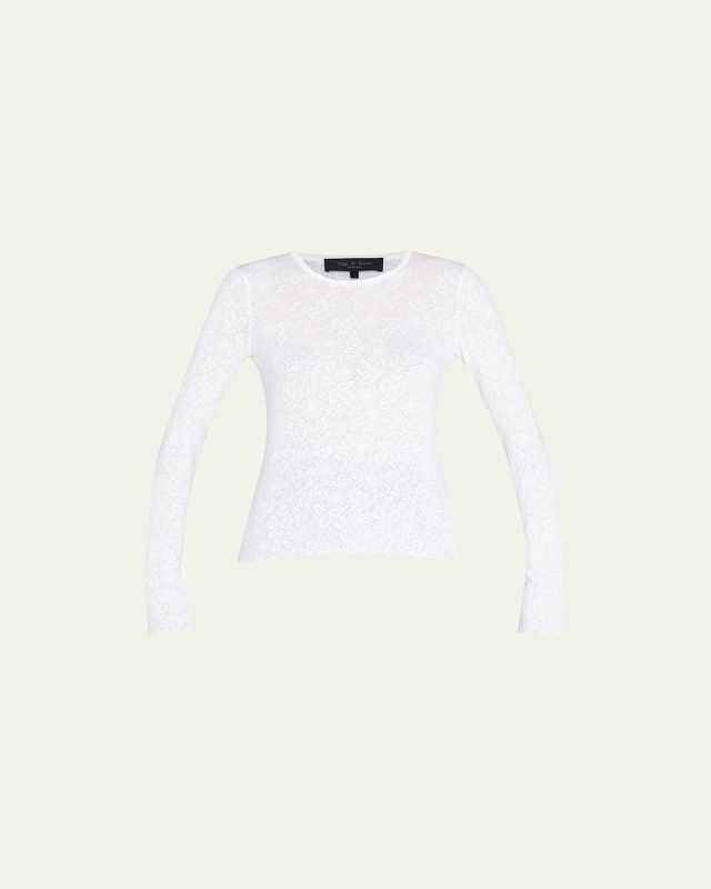 Gemma Printed Long Sleeve Top