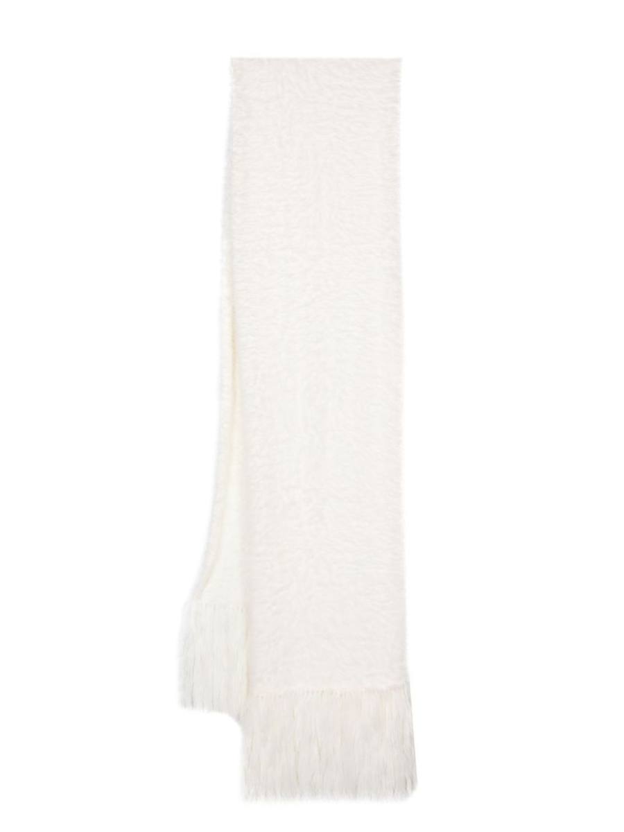 eyelash-knit scarf
