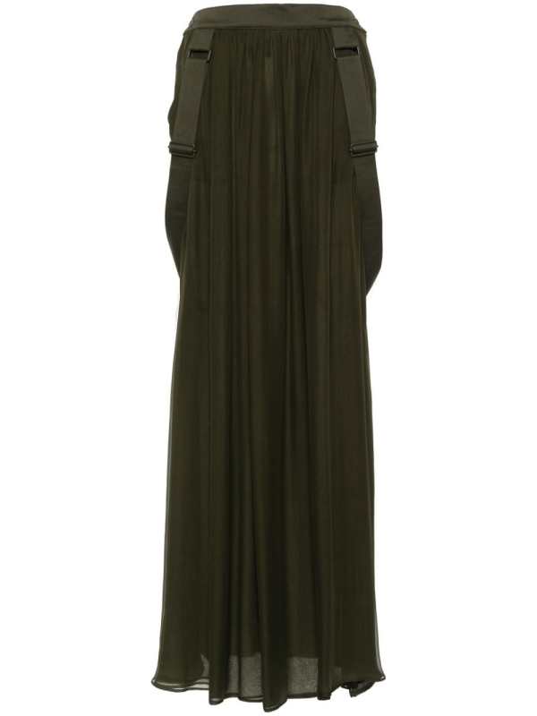 Jedy silk maxi skirt