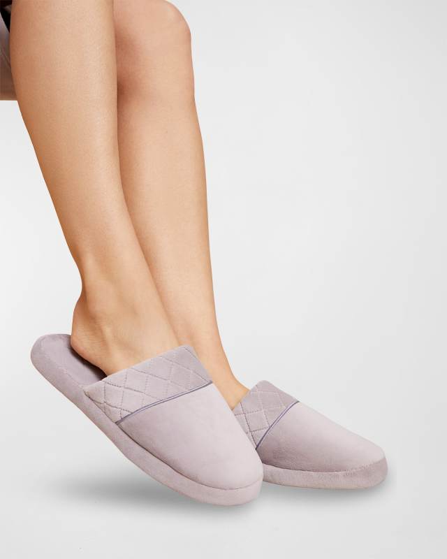 Quilted Flat Slippers