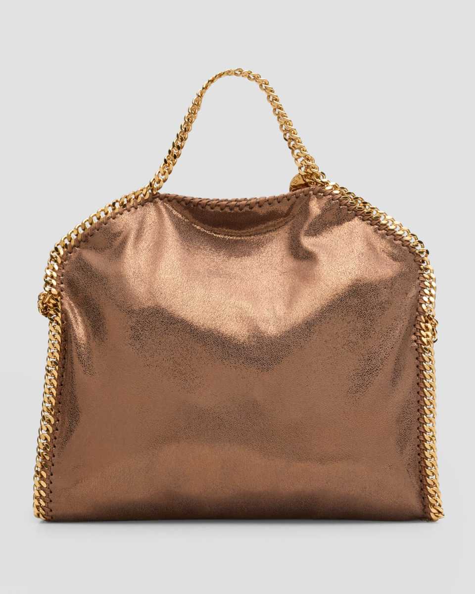 Falabella Shimmer Fold-Over Tote Bag