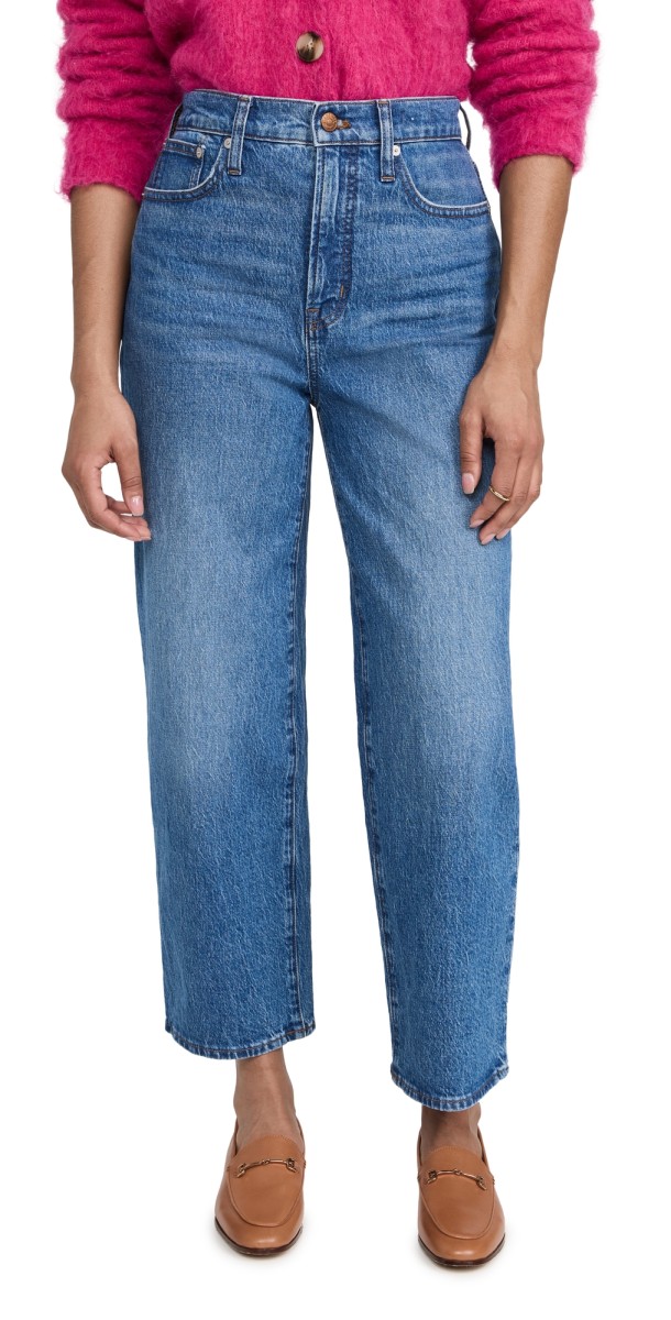 Madewell The Perfect Vintage Wide-Leg Crop Jean in Cresslow Wash Cresslow Wash