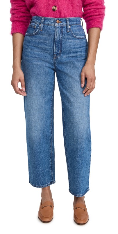 Madewell The Perfect Vintage Wide-Leg Crop Jean in Cresslow Wash Cresslow Wash