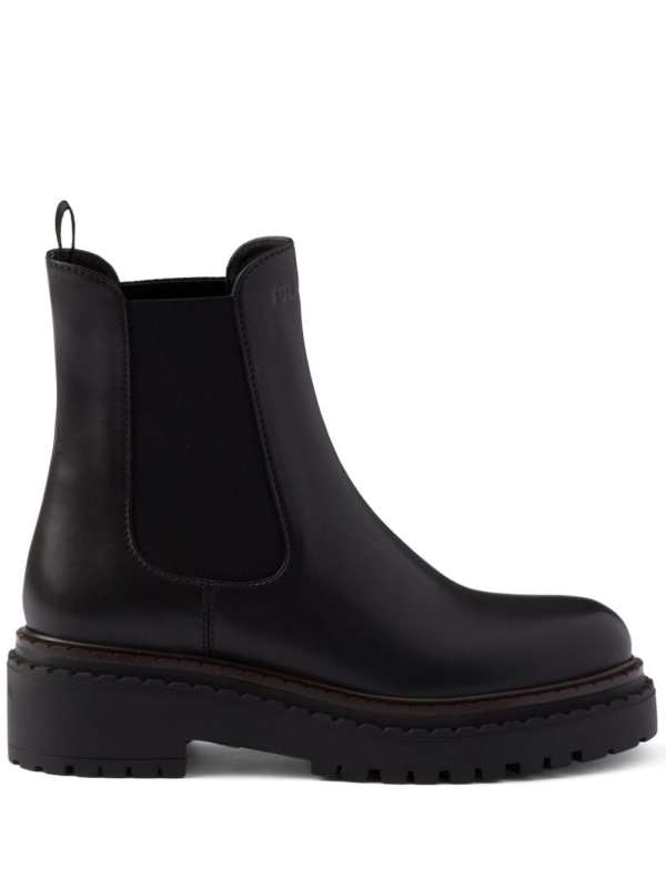 leather Chelsea boots