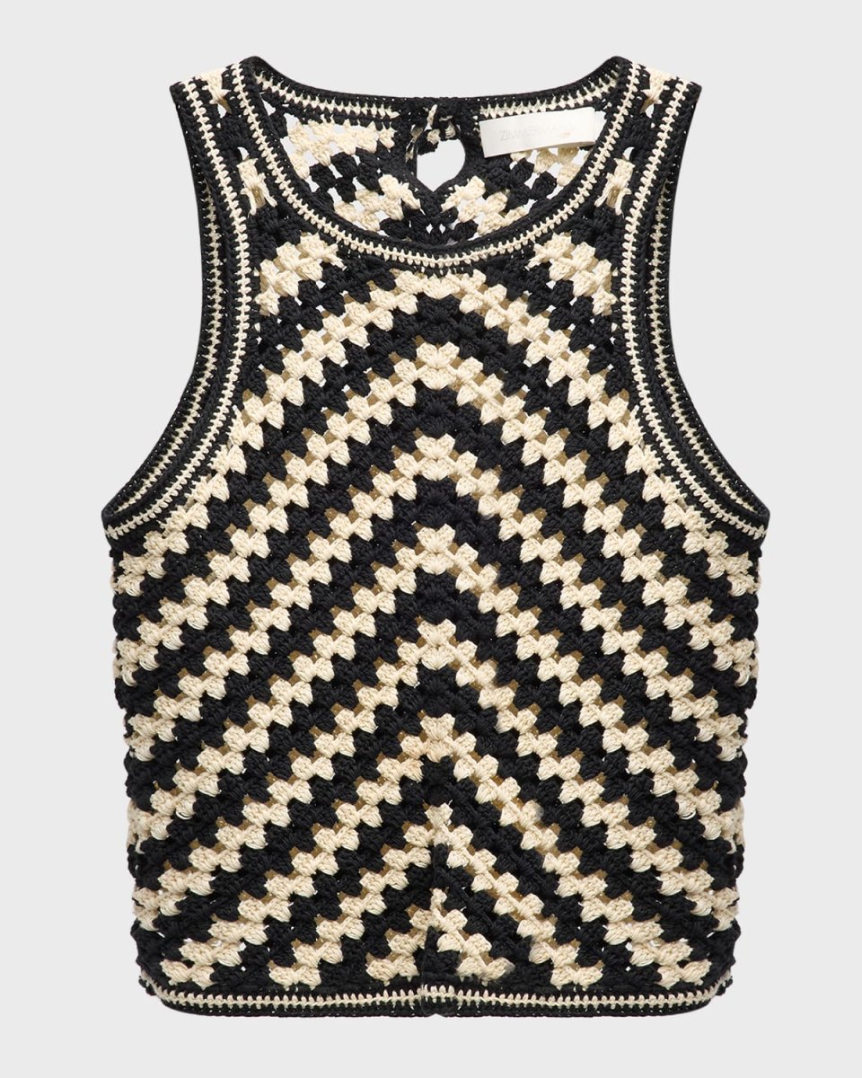 Halliday Hand-Crochet Tank Top