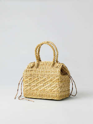 MEHROTRA Mini Straw Bag - Square