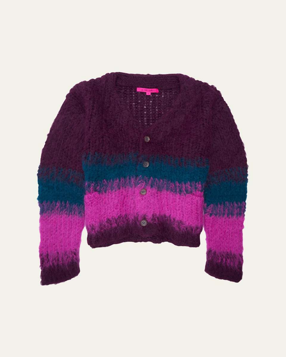 Thistle Stripe Alpaca Cardigan
