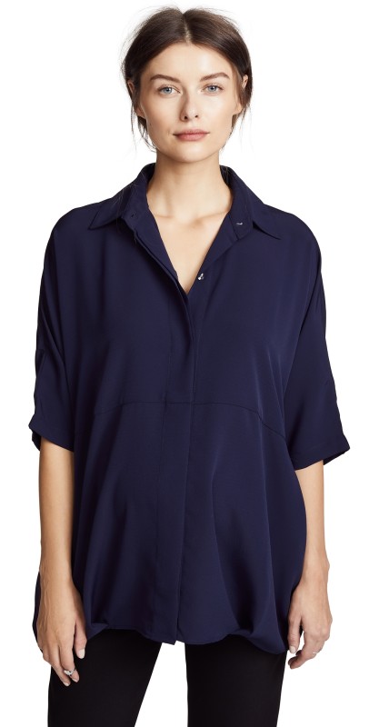 HATCH The Button Down Shirt Navy