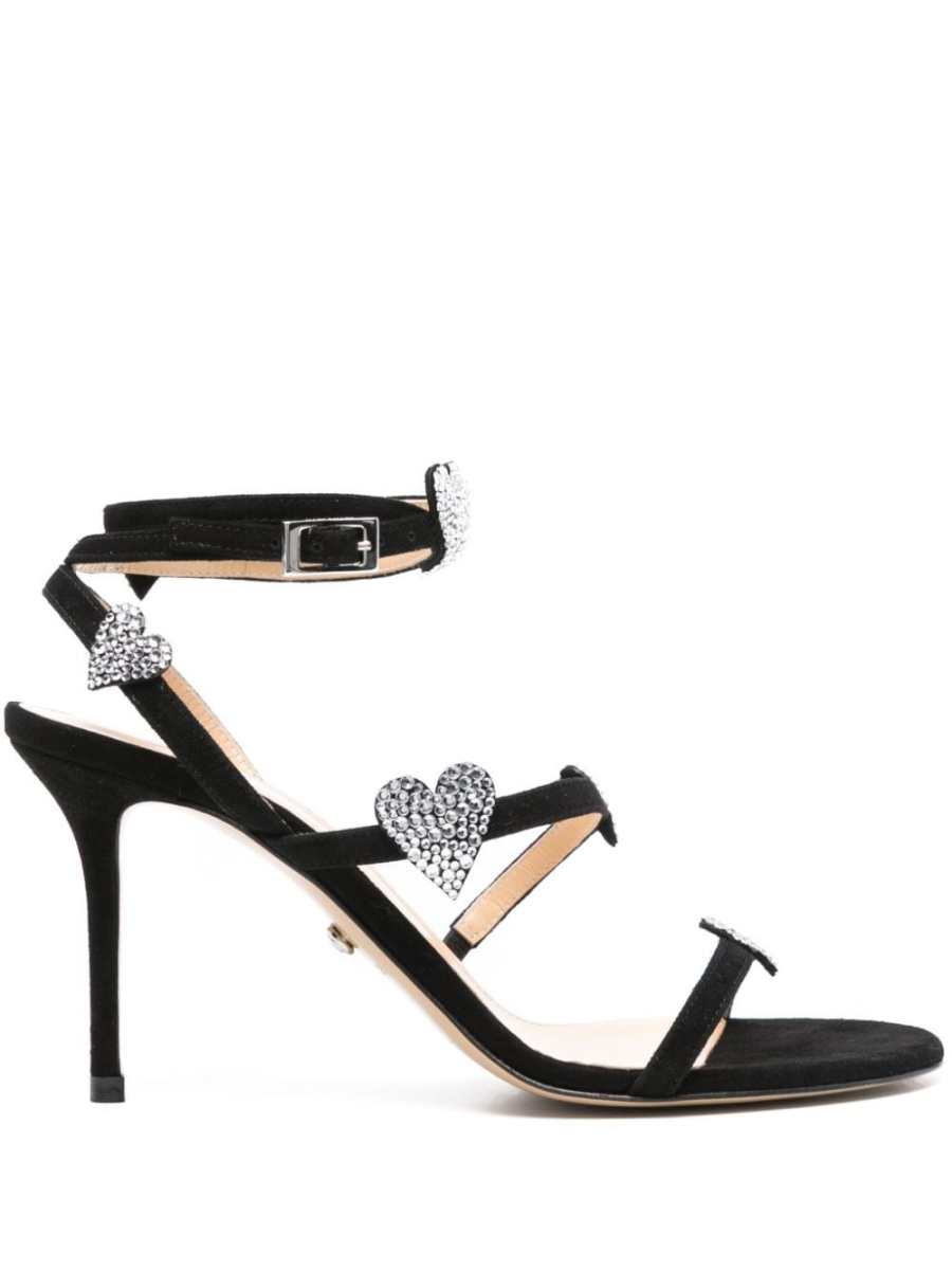 85mm heart-motif pumps