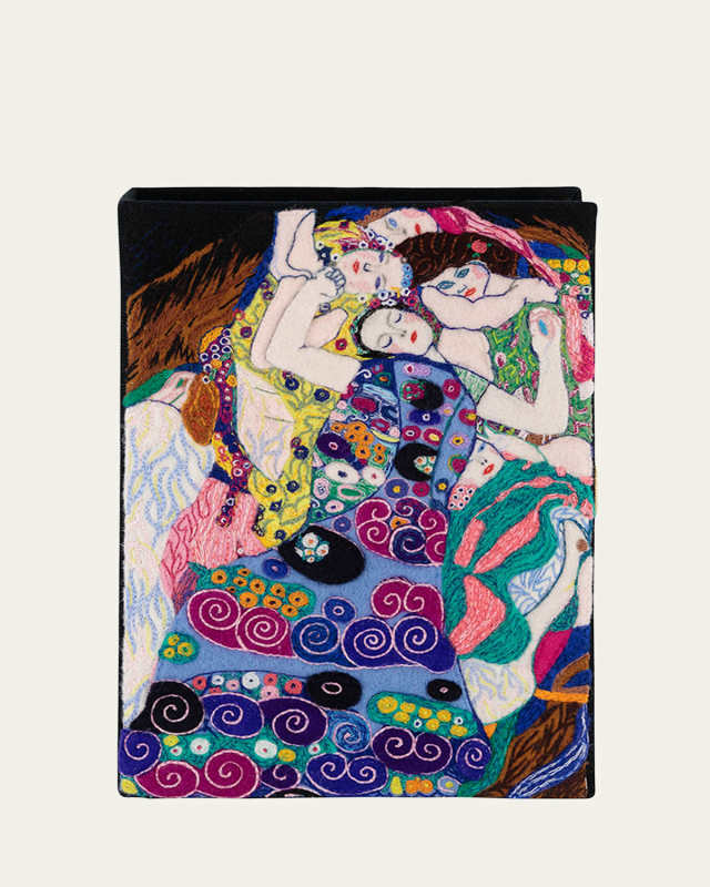 Gustav Klimt's The Virgin Book Clutch Bag
