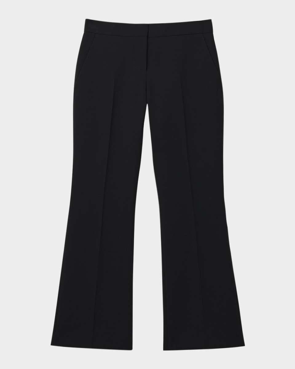 Tailored Wool Crop Trousers