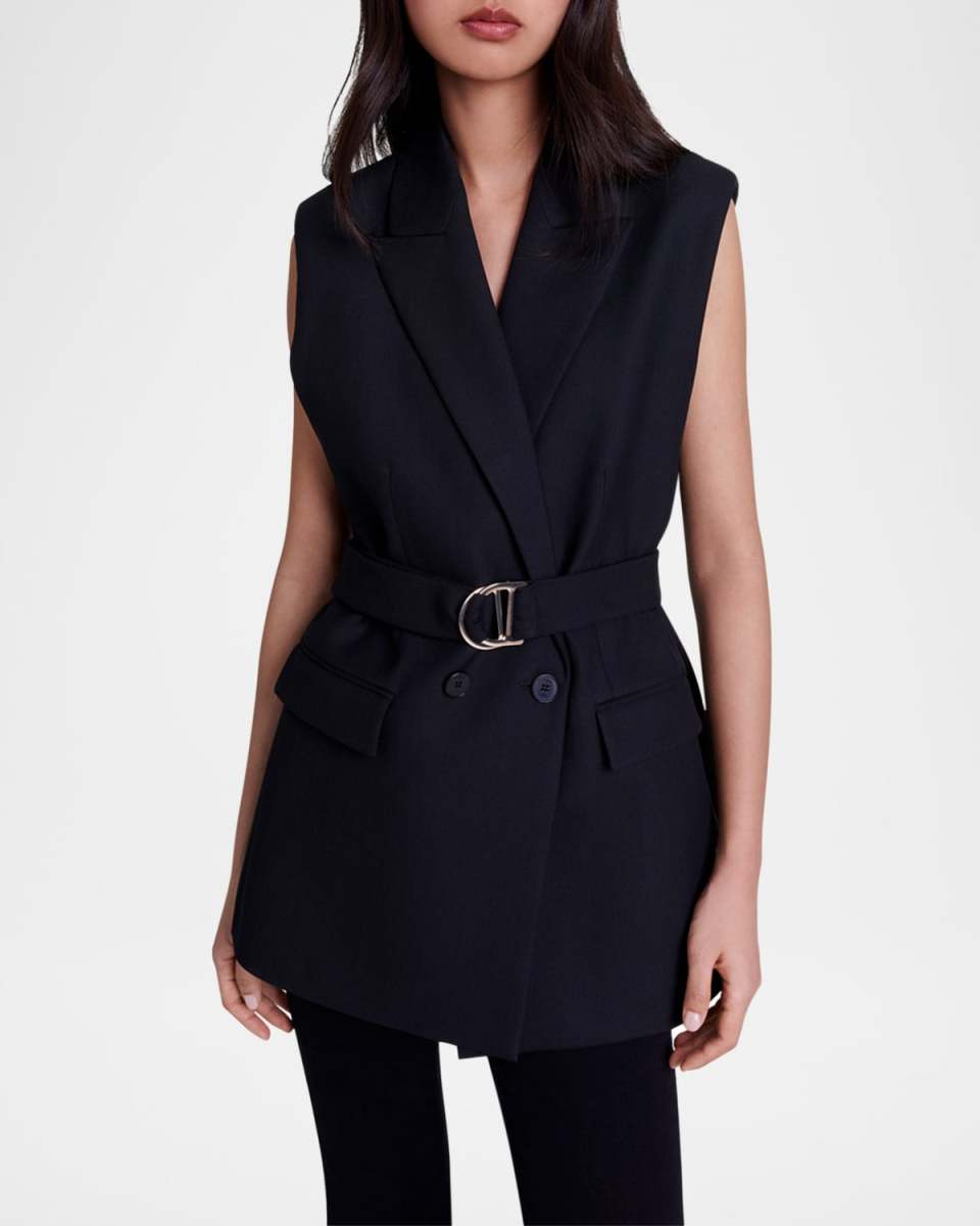 Vollyne Structured Sleeveless Blazer