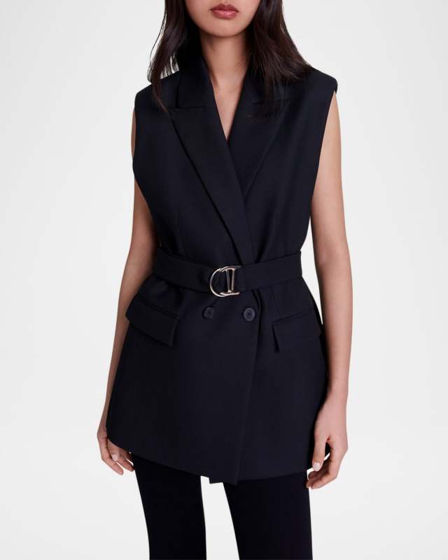 Vollyne Structured Sleeveless Blazer