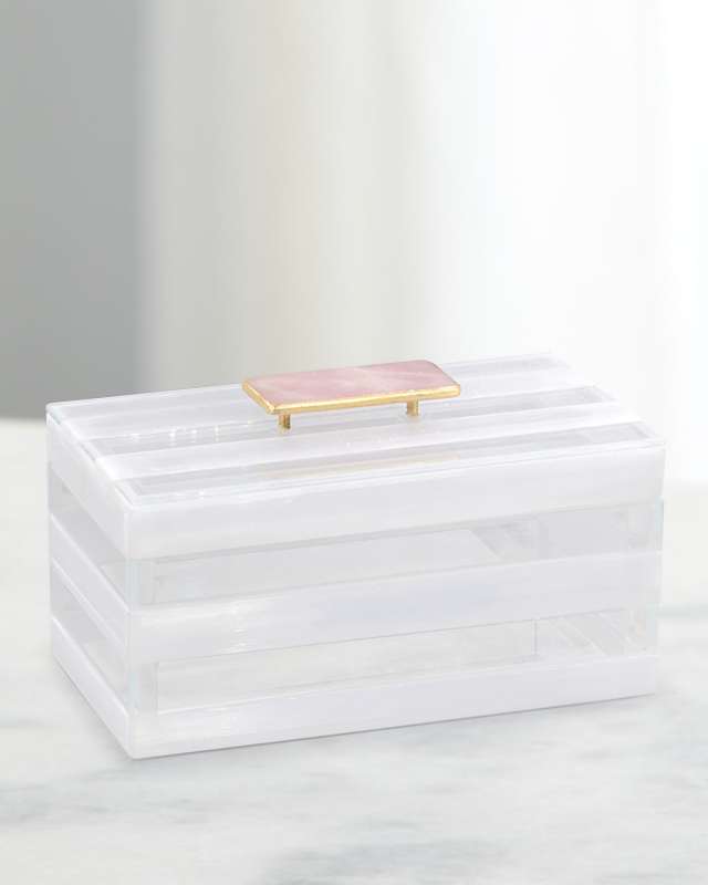 Selenite and Glass Box