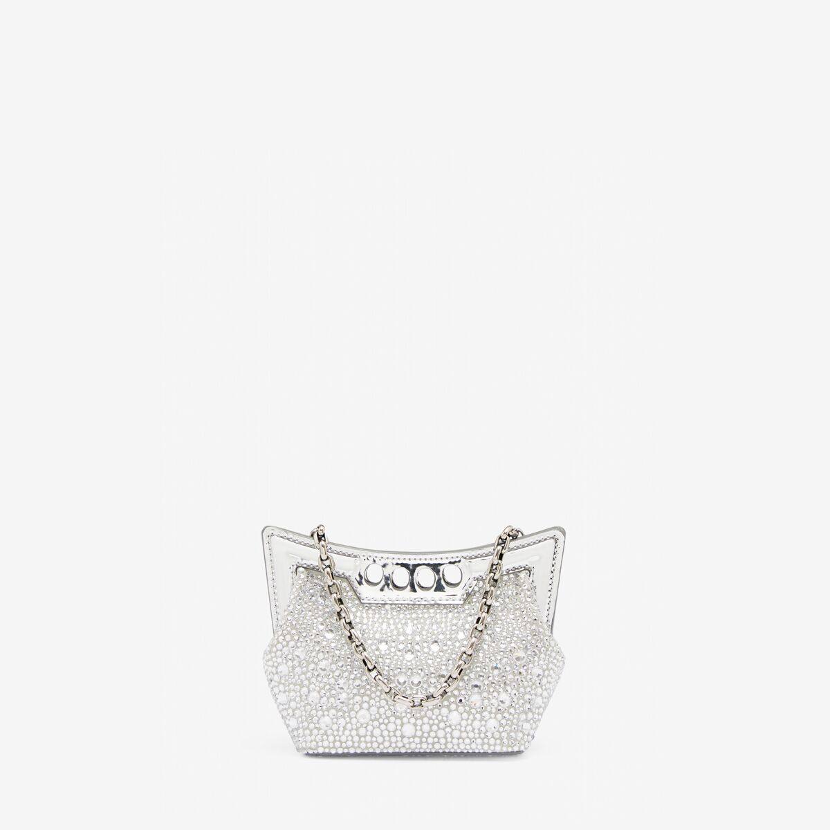 ALEXANDER MCQUEEN - The Micro Peak Bag - Item 7759101YBDN8300