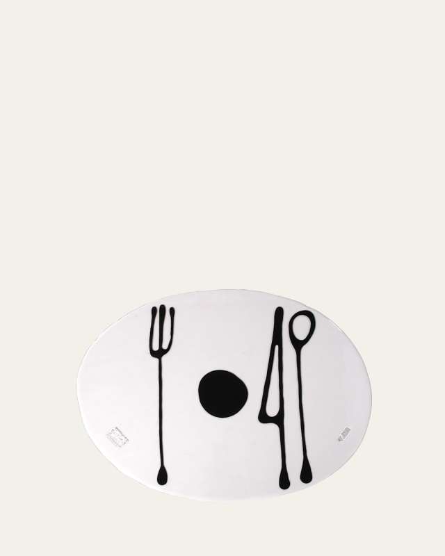 Transparent and Black Table Mate Placemat