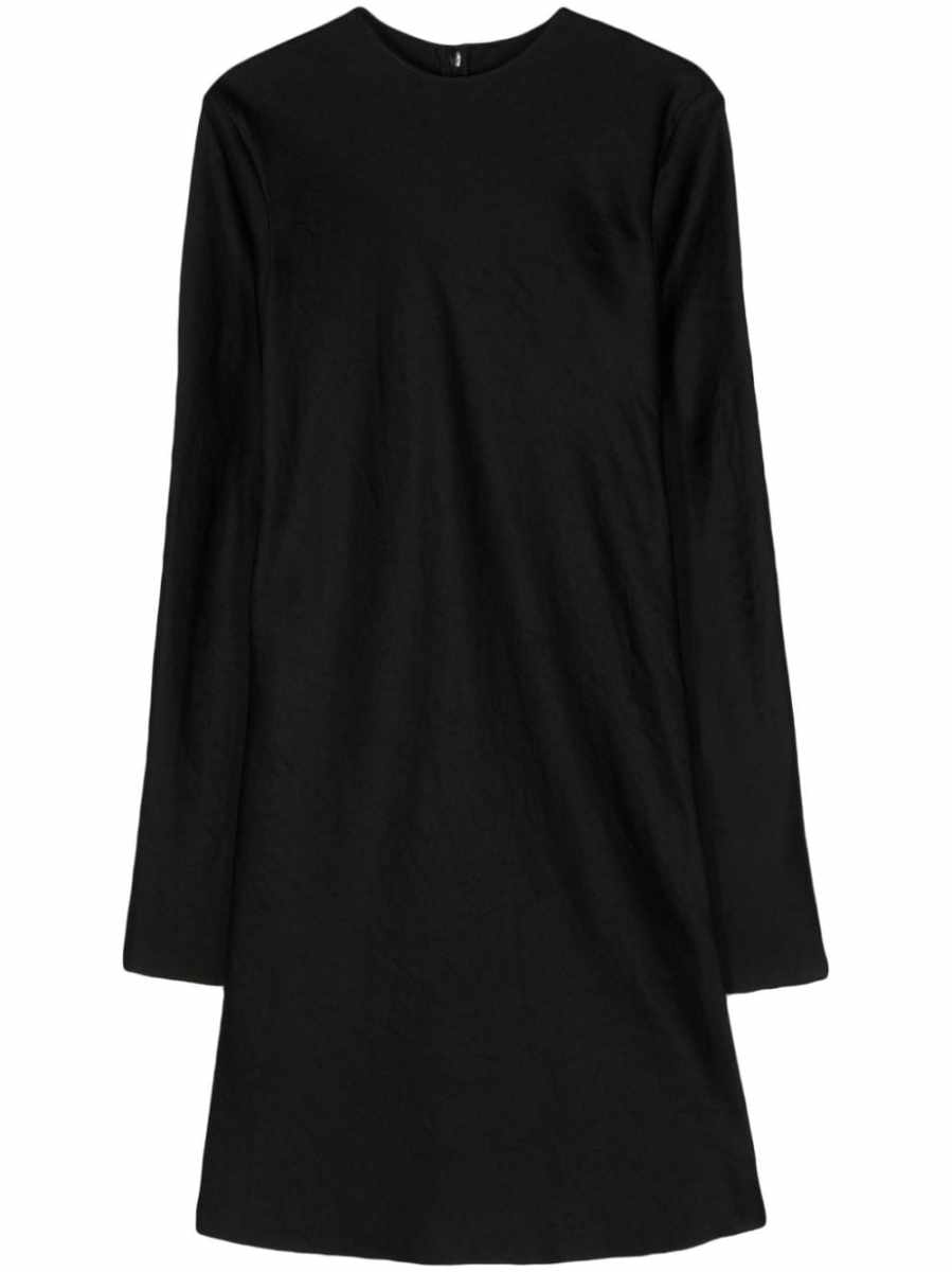 satin mini dress