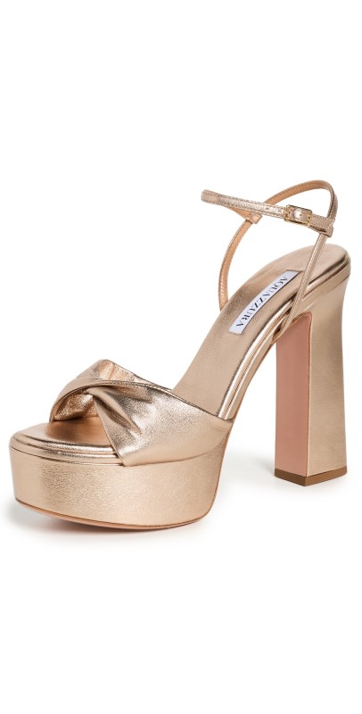 Aquazzura Twist Sandals Plateau 120 Sandals Light Copper