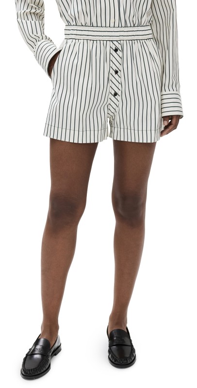 Reformation Billy Shorts Savoy Stripe