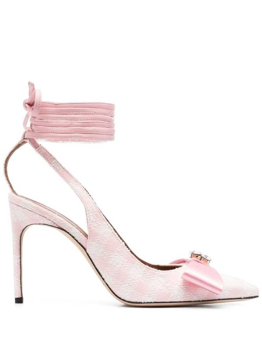 Emily 95mm bow-detail pumps