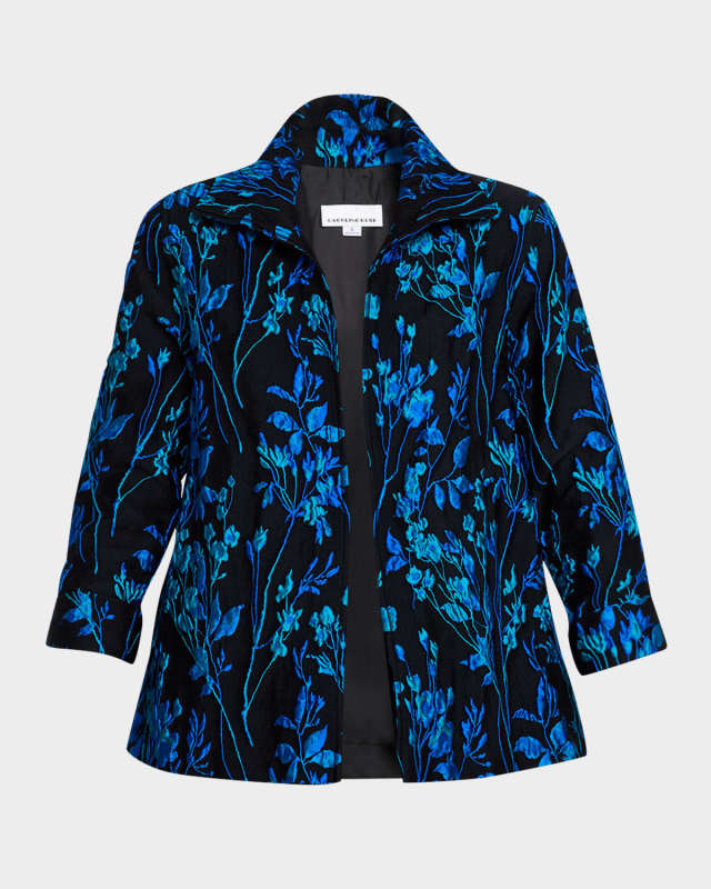 Tonal Jacquard Easy Jacket