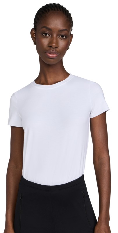 Commando Essential Cotton Tee Bodysuit White