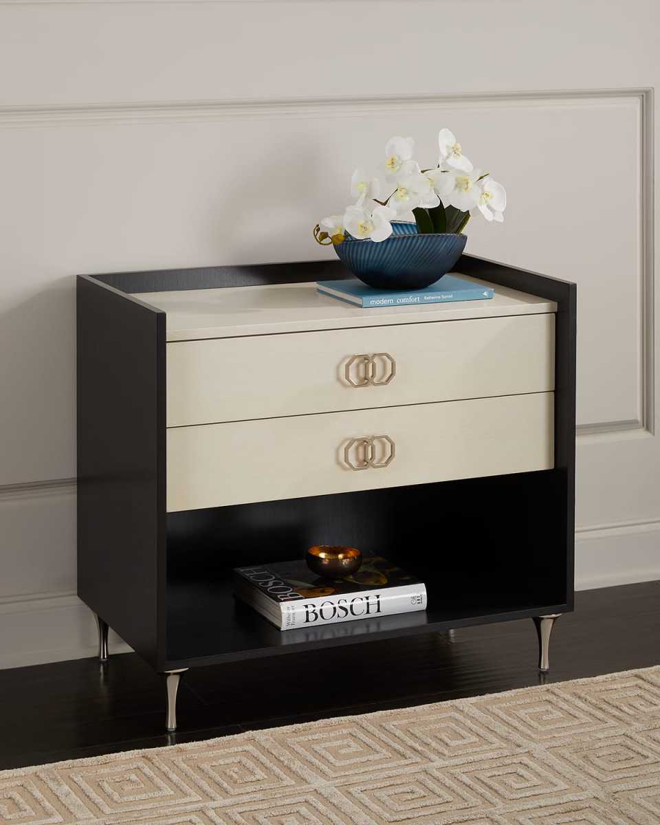 Silhouette 2-Drawer Night Stand